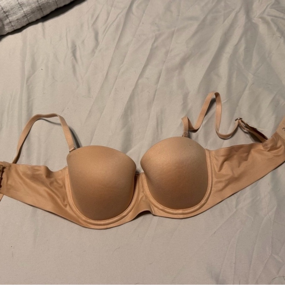 Aerie Tan Strapless Bra